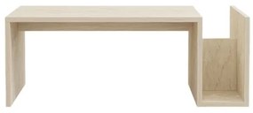 Dohányzóasztal MONEL, márvány dekor, bézs