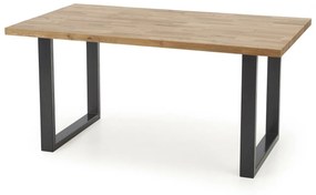 Asztal Houston 946Tölgy, 76x90x160cm, Fa, Fém