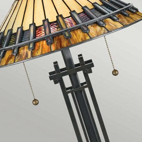Quoizel CHASTAIN QZ-CHASTAIN-TL Asztali lámpa 2x60W/E27