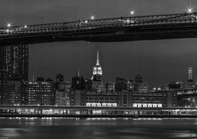 Poszter 42x29,7cm Esti panoráma Alsó-Manhattan 2, Assaf Fr