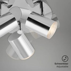 Briloner 2731-038 - Spotlámpa CUP 3xGU10/5W/230V IP44 fényes króm