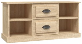 sonoma tölgyszínű szerelt fa TV-szekrény 99,5x35,5x48 cm