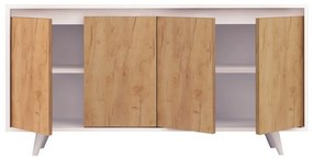 Nossa Oak and White szekrény
