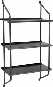 Sindre akasztós polcok, fekete, Bloomingville