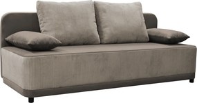 Kihúzható heverő, szürkésbézs Taupe, SENTY