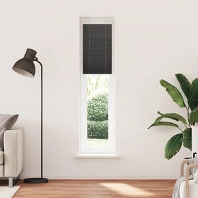 pliszírozott redőny fekete 40x200 cm szövetszélesség 39,4 cm