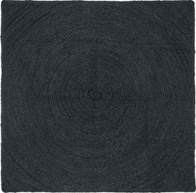 vidaXL Területszőnyegek Négyzet Sötétszürke 160 x 160 cm Juta
