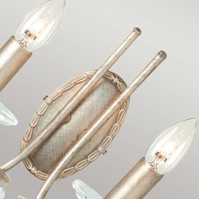 Elstead Lighting CHRISTINA CRT2-SILVER-GOLD Fali lámpa 2x60W/E14