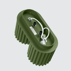 Sollux SL.1795 - AURA spotlámpa 2xGU10/10W/230V zöld