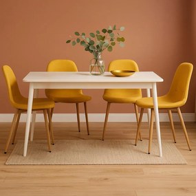 Avenberg RIVA Étkezőszék szett - 4db, sárga