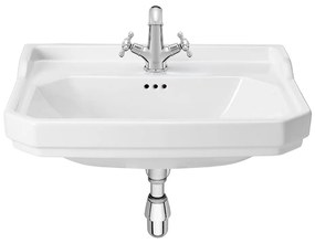 Roca A3270A1000 - Carmen 65x48 cm falra szerelhető fehér kerámia mosdó