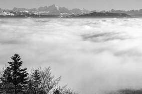 Poszter 45x30cm Alpesi kilátás a felhők felett, Assaf Frank