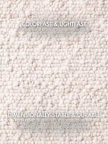 Elefántcsont színű kézi szövésű buklé szőnyeg 160x230 cm Notting Hill Portobello – Ted Baker