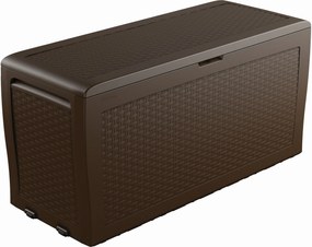 KETER SAMOA műrattan kerti tároló 270L, barna 246962 (17209570)