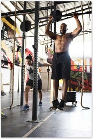 Poszterek 80x120 Edzőterem Edzés Teljesítmény