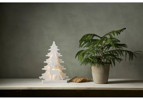 Fehér fénydekoráció karácsonyi mintával Grandy – Star Trading