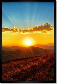 Poszterek keretben 40x60 Gyönyörű naplemente