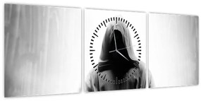 Kép - Egy szerzetes egy kolostorban (órával) (90x30 cm)