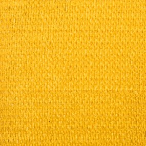 sárga négyzet alakú HDPE napvitorla 160 g/m² 5x5 m