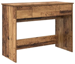 Sminkasztal Tükörrel Régi Fa 100x45x76 cm