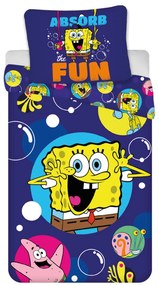 SpongyaBob Absorb ágyneműhuzat 140×200cm, 70×90 cm