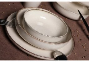 16 részes bézs/porcelán étkészlet