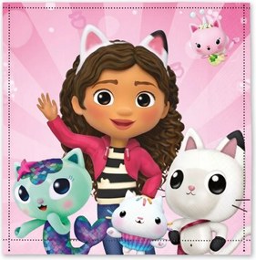 Gabi babaháza Cat World kéztörlő, arctörlő, törölköző 30x30cm