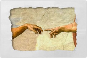 Poszterek 120x80 Ádám teremtése