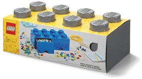 Sötétszürke tárolódoboz 2 fiókkal - LEGO®