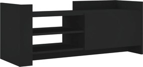 vidaXL fekete szerelt fa TV-szekrény 100 x 35 x 40 cm