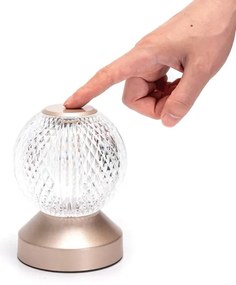 Aigostar-LED RGB Dimmelhető újratölthető asztali lámpa LED/1W/5V 1800mAh 13,5cm + távirányító