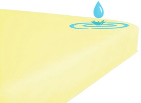 Jersey vízálló stretch lepedő Sárga 3 Méretek: 140x200 cm
