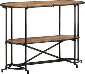 vidaXL tömör akácfa tálalóasztal 110 x 42 x 76 cm
