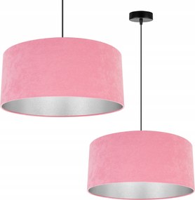 Mennyezeti Lámpa Lógó Csillár Szimpla Króm Rózsaszín Lámpabúra Glamour
