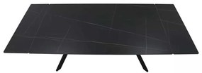 Lumiere étkezőasztal 180 x 90 cm, fekete