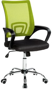 tectake 401790 marius irodai szék - fekete/zöld