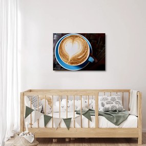 Kép - Latte Art (üvegen) (70x50 cm)