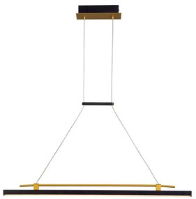 ITALUX 5900644337959 MERLOT Modern Led Függesztett Lámpa Fekete, Arany LED IP20
