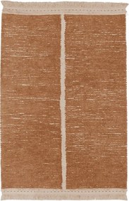 Téglavörös-bézs pamut szőnyeg 140x200 cm Duetto Toffee – Lorena Canals