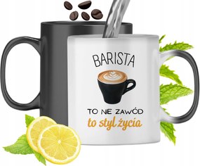 Mágikus Bögre Baristáknak Színváltós Nyomtatott Fényképpel
