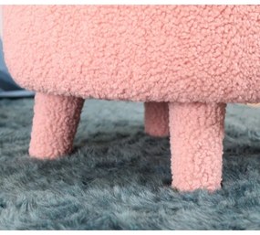 Gyerekfotel PIXI, átm. 46 cm, rózsaszín