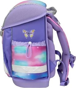 Iskolatáska, fémcsat, BELMIL Classy Heart of the Rainbow, unikornis (BL40313AG72L)