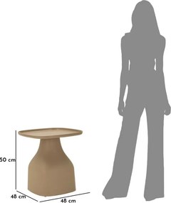 Műanyag kerek tárolóasztal ø 48 cm Gea – Mauro Ferretti