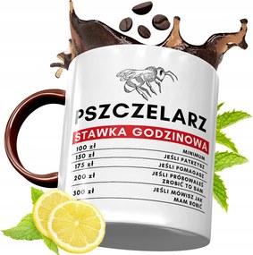 Bordó Bögre Méhésznek Születésnapra Ajándék fényképes nyomattal