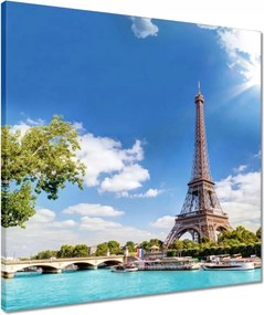 Vászonkép 50x50 Eiffel-torony Párizsban