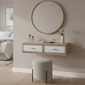 Tuna 120 - Sapphire Oak, White, Silver