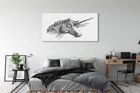 Canvas képek rajz egyszarvú 140x70 cm