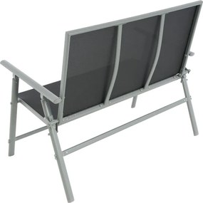 GARTHEN Kerti pad összecsukható 119 cm szürke