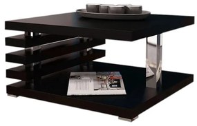 KYOTO dohányzóasztal, 60x31x60 cm, fekete