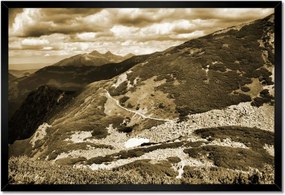 Poszterek keretben 60x40 Tátra Lengyel hegyek Kilátás